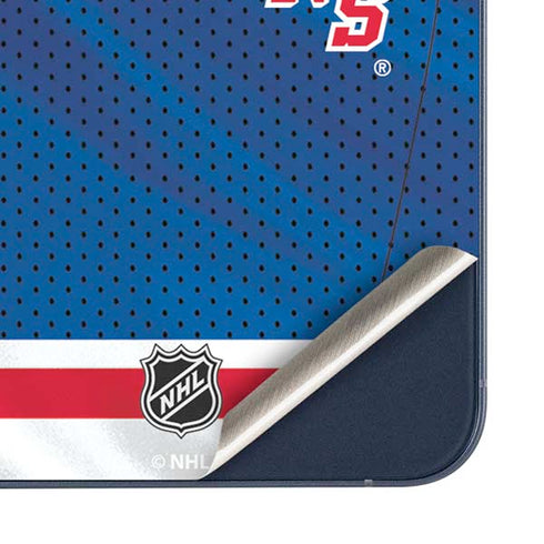 NHL New York Rangers Home Jersey Galaxy A35 5G Skin